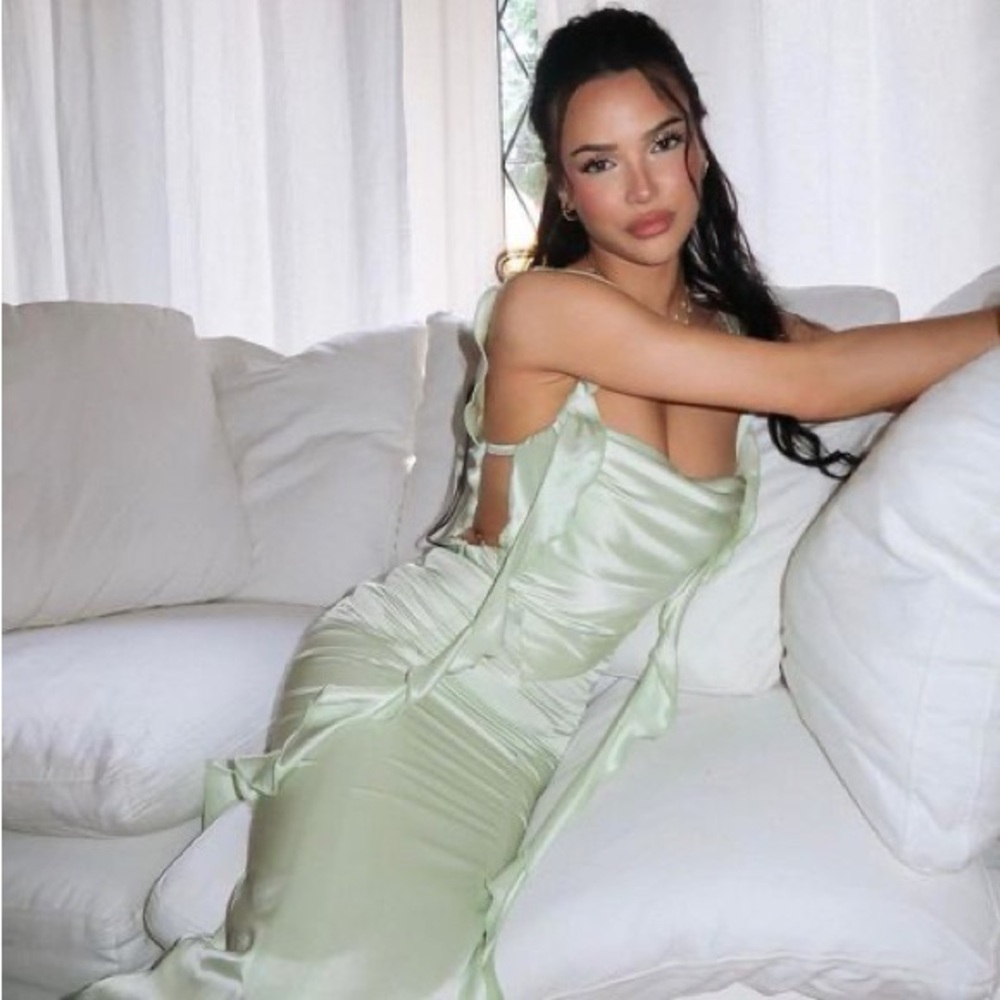 NANA JAQUELINE CAROLINE DRESS (GREEN)